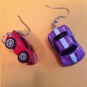 Micro racer earrings